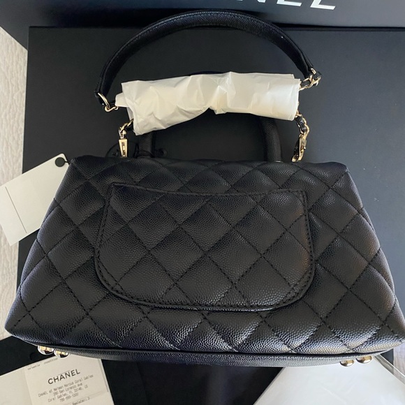 ❌SOLD❌NEW Chanel Caviar Quilted Mini Coco Handle - Picture 9 of 16